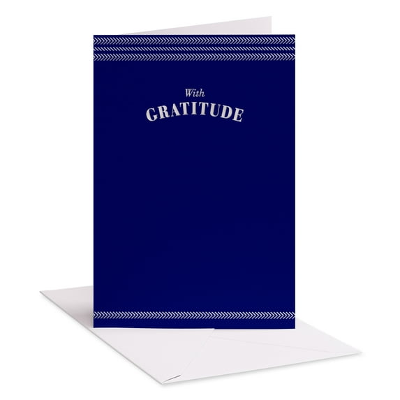 American Greetings Thank You Card (Gratitude Elegance)