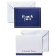 thumbnail image 1 of American Greetings Thank You Cards with Envelopes, Blue and White (50-Count), 1 of 3