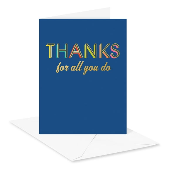 American Greetings Thank You Card Stationery Notes, For All You Do (20-Count)