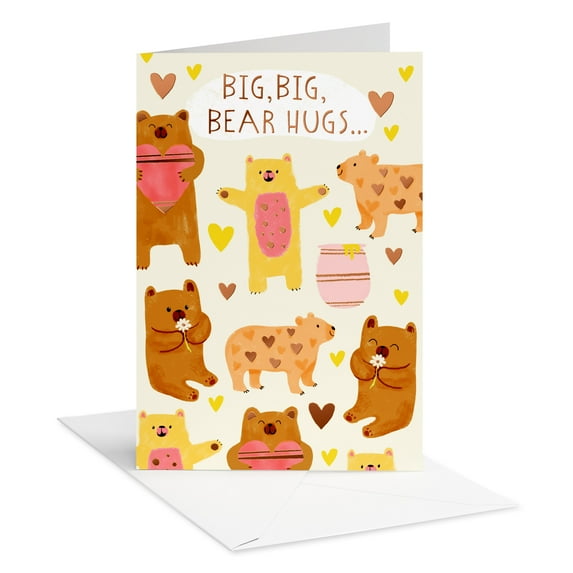 American Greetings Thinking of You Card for Support (Big Bear Hugs)