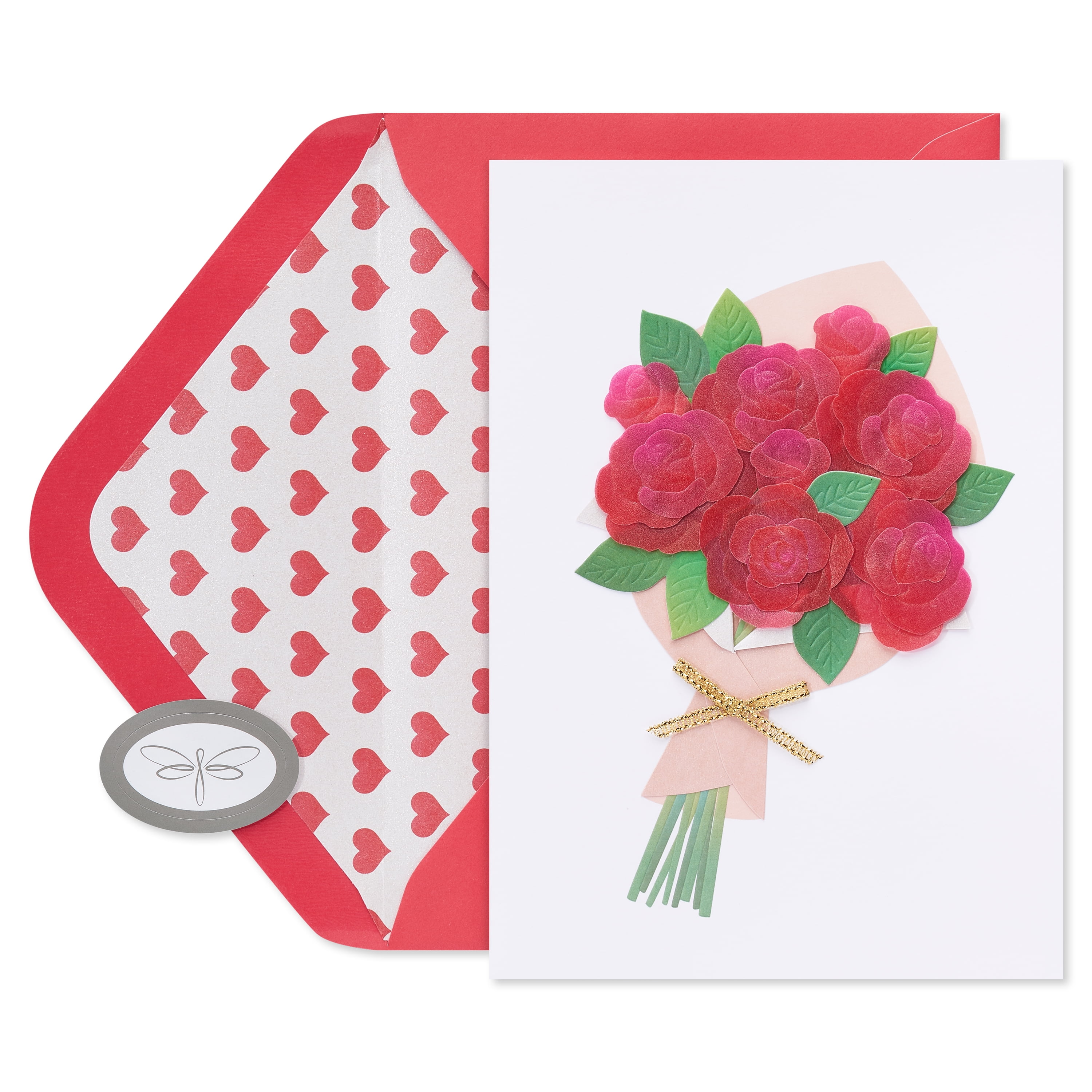 American Greetings Valentine's Day Card (Rose Bouquet)