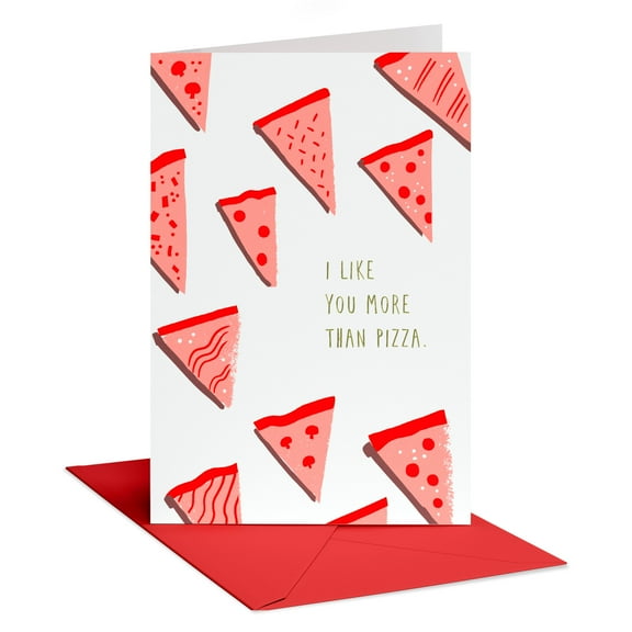 American Greetings Valentine's Day Card for Anyone (More Than Pizza)