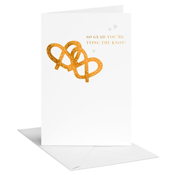 American Greetings Bridal Shower Card for Bride-to-Be (Pretzels)