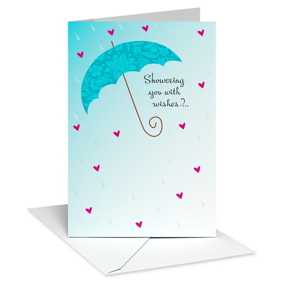 American Greetings Wedding Bridal Shower Card for Bride to Be (Showering Wishes)