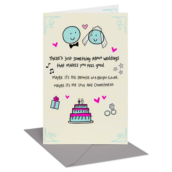 American Greetings Funny Wedding Card for Bride and Groom (Love and Commitment)