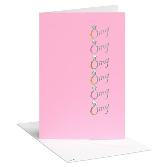 American Greetings Wedding Card for Bride and Groom (OMG, You Did It!)