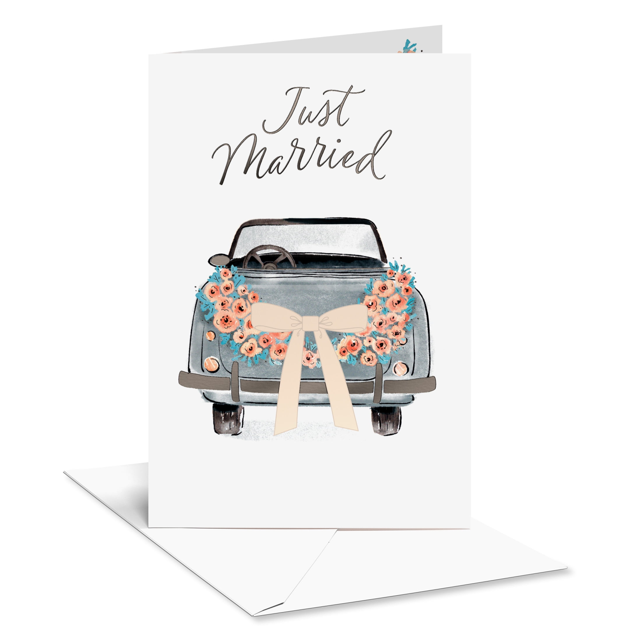American Greetings Wedding Card for Bride and Groom (Vintage Car with ...