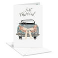 thumbnail image 1 of American Greetings Wedding Card for Bride and Groom (Vintage Car with Flowers), 1 of 3