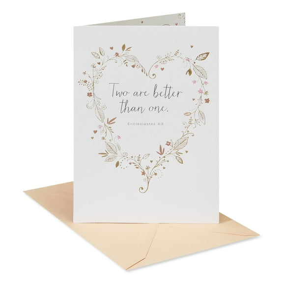 American Greetings Religious Wedding Card for Bride and Groom (Wonderful Thing)