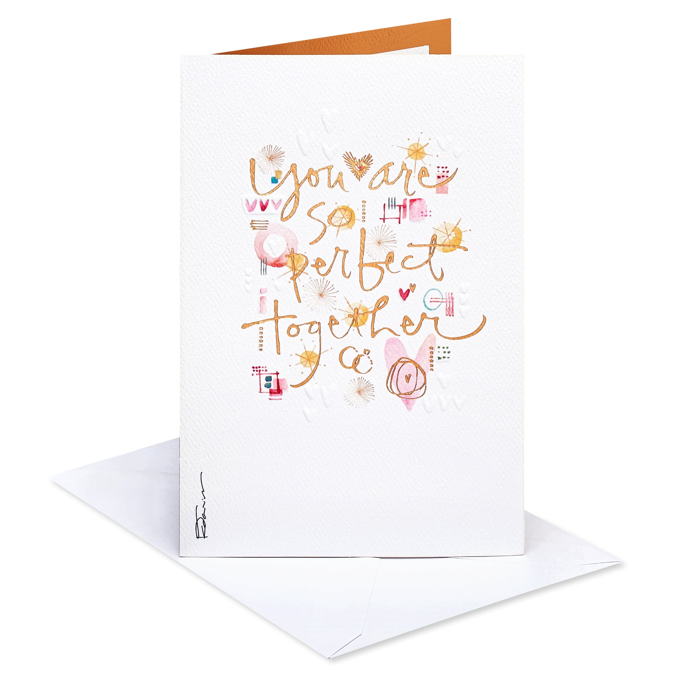 American Greetings Wedding Card for Bride and Groom (You are so Perfect Together)