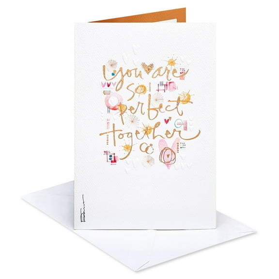 American Greetings Wedding Card for Bride and Groom (You are so Perfect Together)