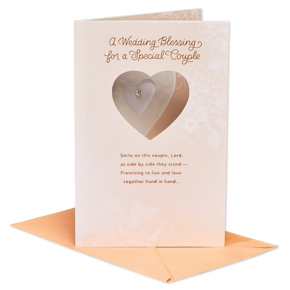 American Greetings Religious Wedding Card for Bride and Groom (Gentle Strength)