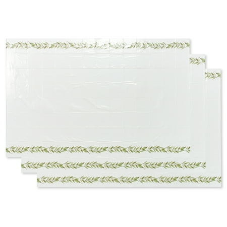 American Greetings Wedding or Bridal Shower Party Supplies, Plastic Table Covers (3-Count)