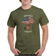 thumbnail image 1 of American Grown Afghan Roots T-Shirt Men -Smartprints Designs, Male 5X-Large, 1 of 4