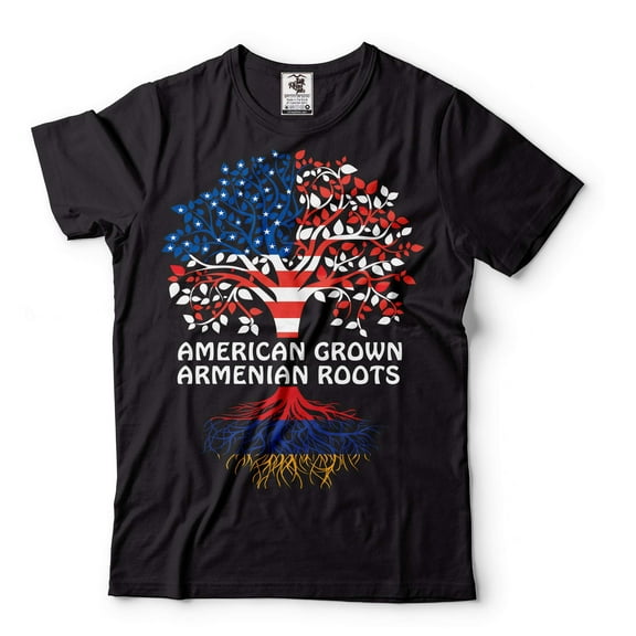American Grown Armenian Roots Shirt Armenian American Shirt Armenian Shirts Mens Womens Armenia Tee