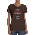 thumbnail image 1 of American Grown Fijian Roots T-Shirt Women -Smartprints Designs, Female Small, 1 of 4
