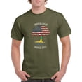 thumbnail image 1 of American Grown Gabonese Roots T-Shirt Men -Smartprints Designs, Male 4X-Large, 1 of 4