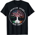 thumbnail image 1 of American Grown Irish Roots Ireland T-ShirtMen's and women's gift, black and white T-shirt, size: Extra large S-4XL, 1 of 4
