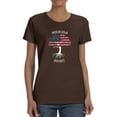 thumbnail image 1 of American Grown Irish Roots T-Shirt Women -Smartprints Designs, Female XX-Large, 1 of 4