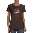 thumbnail image 1 of American Grown Lithuanian Roots T-Shirt Women -Smartprints Designs, Female XX-Large, 1 of 4