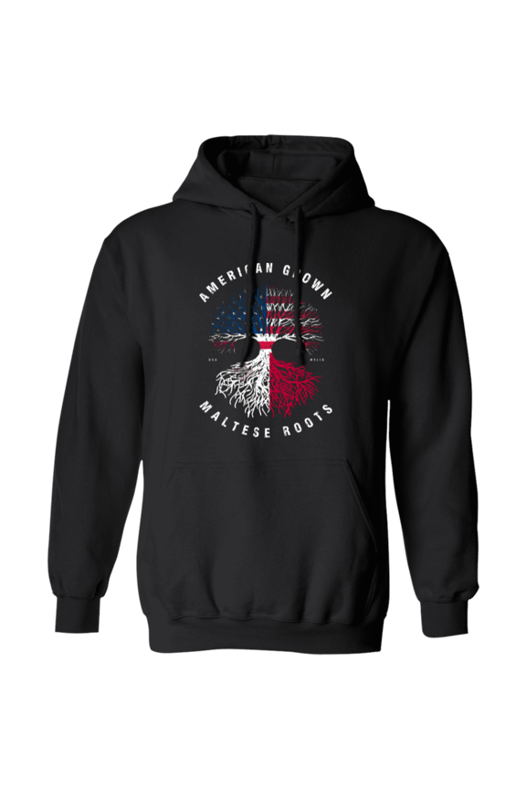 American Grown Maltese Roots Malta Flag Souvenir Friendship Proud Pullover Hoodie