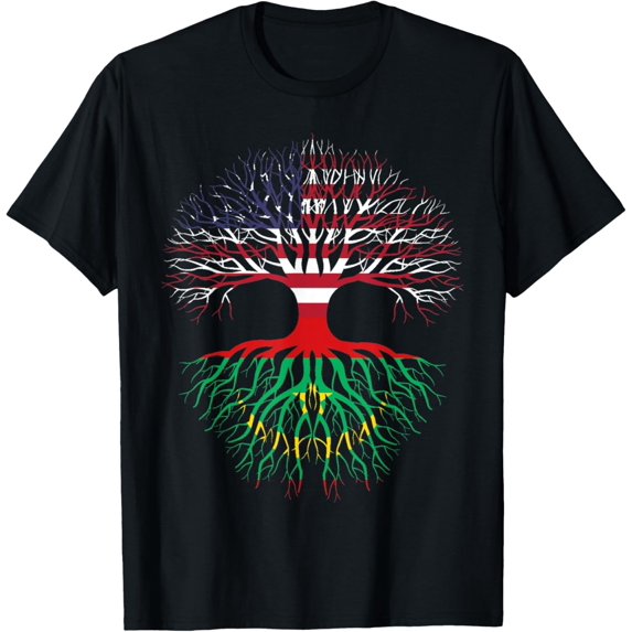 American Grown Mauritanian roots Mauritania Apparel flag T-Shirt