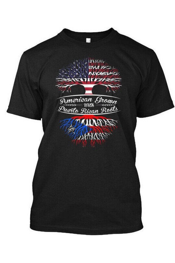 American Grown Puerto Rican Roots - With T-Shirt