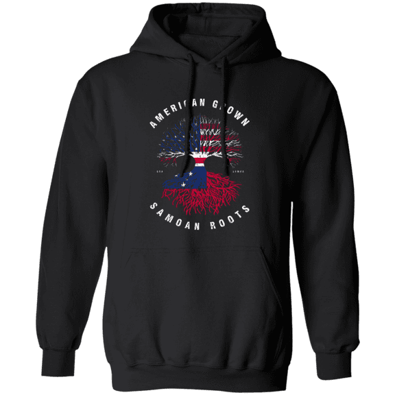 American Grown Samoan Roots Samoa Flag Souvenir Friendship Proud Pullover Hoodie