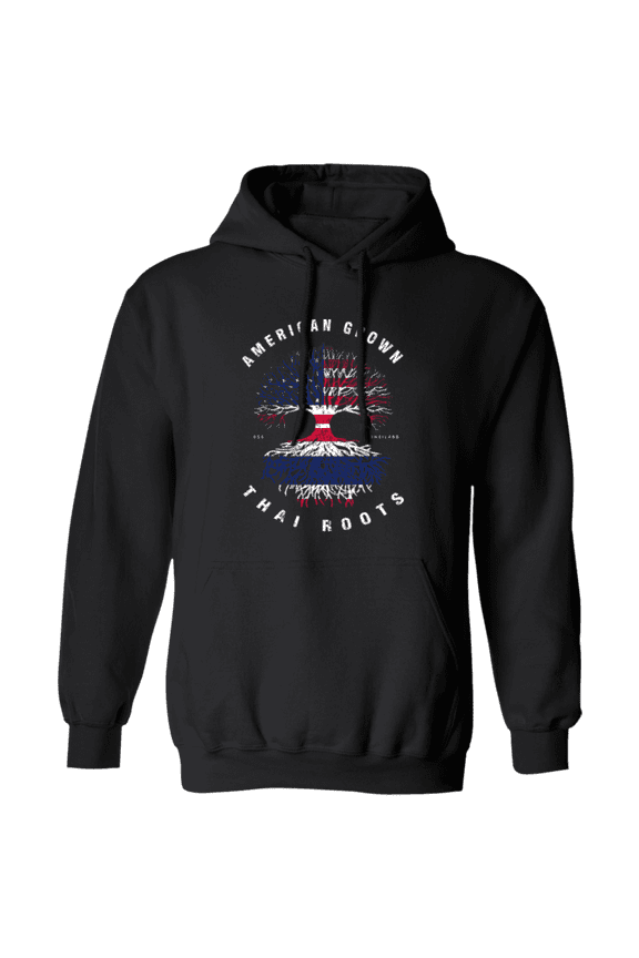 American Grown Thai Roots Thailand Flag Souvenir Friendship Proud Pullover Hoodie