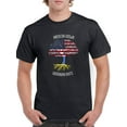 thumbnail image 1 of American Grown Ukrainian Roots T-Shirt Men -Smartprints Designs, Male Large, 1 of 4