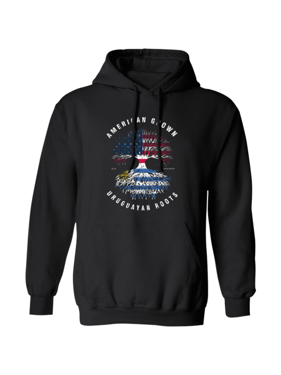 American Grown Uruguayan Roots Uruguay Flag Souvenir Friendship Proud Pullover Hoodie