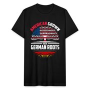 American Grown With German Roots Germany Flag Fami Unisex Jersey T-Shirt