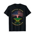 Tree Protection Flagging American Grown With Jamaican Roots Tree Usa Flag Idea T-Shirt - Walmart.com