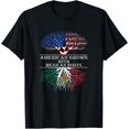 thumbnail image 1 of American Grown With Mexican Roots T-ShirtMen's and women's gift, black and white T-shirt, size: Extra large S-4XL, 1 of 4
