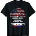 thumbnail image 1 of American Grown With Mexican Salvadoran Roots T-Shirt, 1 of 4