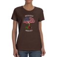 thumbnail image 1 of American Grown Zambian Roots T-Shirt Women -Smartprints Designs, Female 5X-Large, 1 of 4