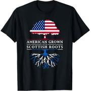 American Grown with Scottish Roots - Scotland T-Shirt
