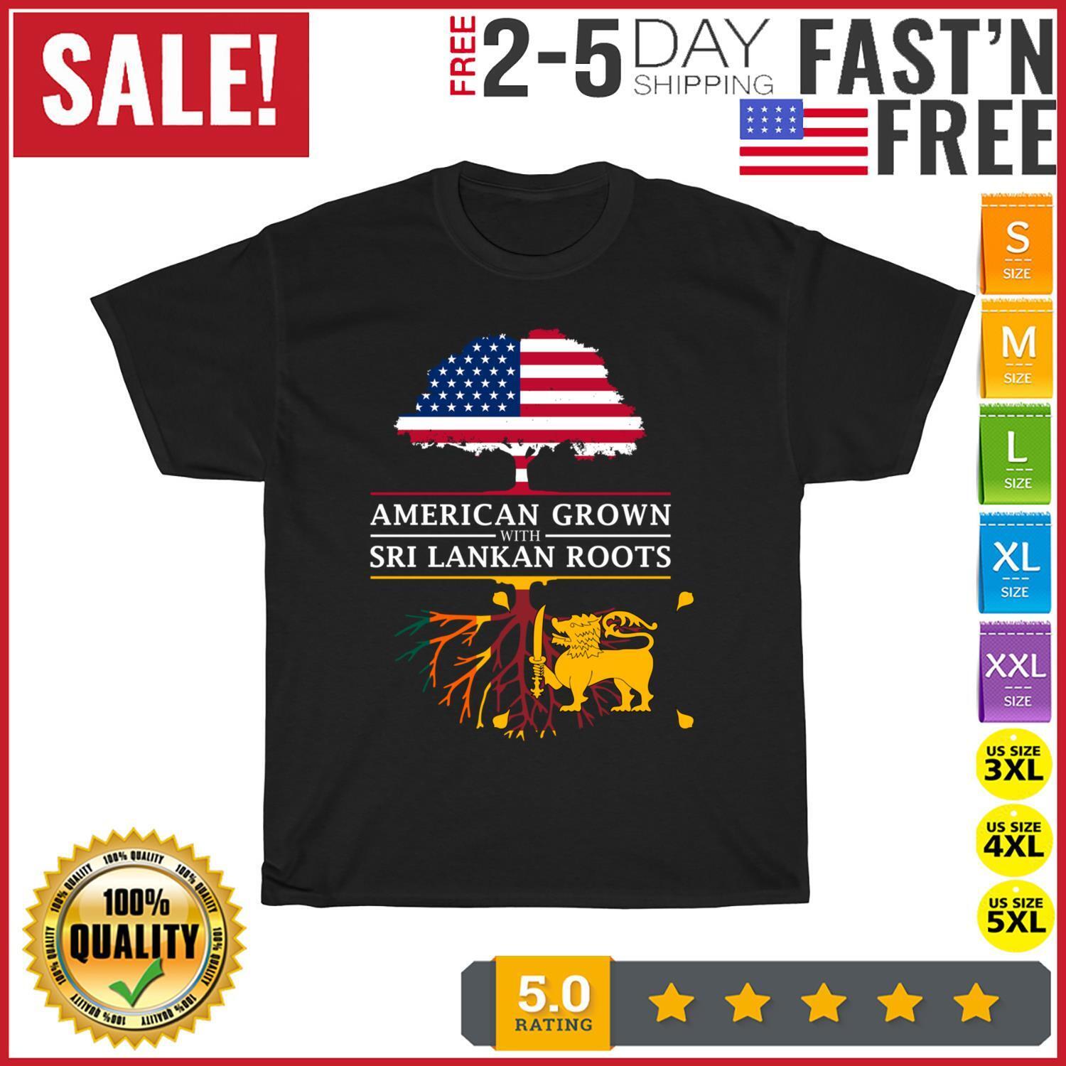 American Grown with Sri Lankan Roots Sri Lanka PulloverT Shirt Men