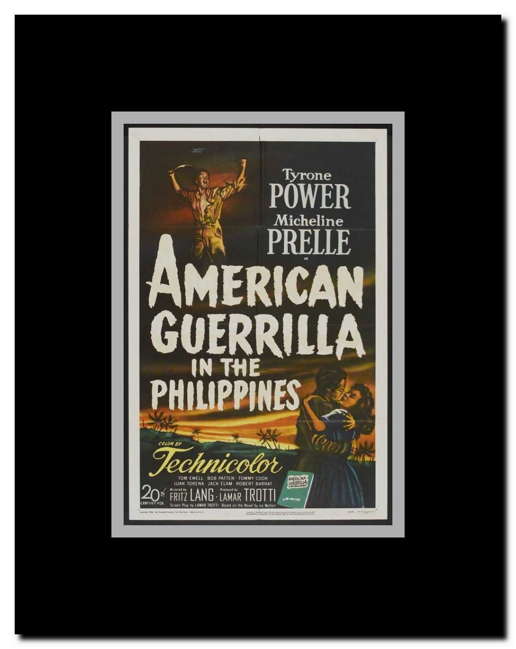 American Guerrilla in the Philippines Framed Movie Poster