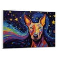 thumbnail image 1 of American Hairless Terrier Dog Canvas Van Gogh Starry Night Wall Art Gifts Canvas Wall Art Frame Music Artist Customized Canvas Framed Photo Art Work For The Bedroom(Gifts For Dog Lover ), 1 of 6