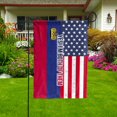 thumbnail image 1 of American Half Liechtenstein Flag Liechtensteiner Friendship U.S.A My Home My Blood Garden Flag, Double-Sided Decorative Outdoor Flag, Patriotic Polyester Yard Flag 11.5 x 17.5 in, 1 of 5