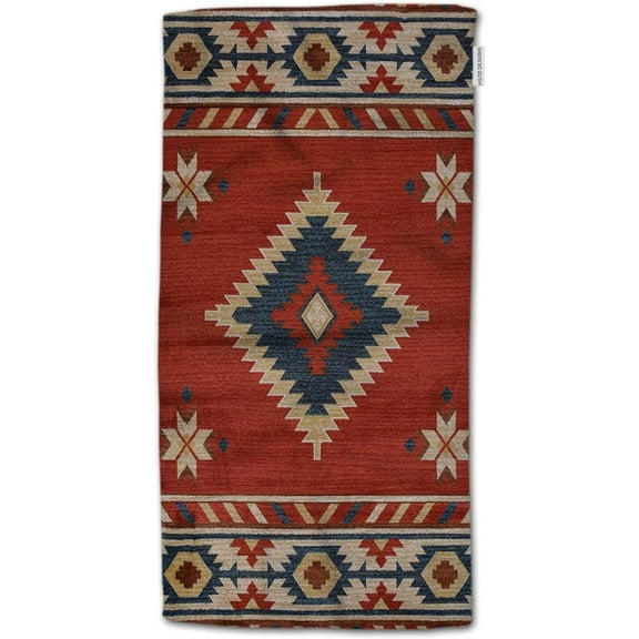 American Hand Towels,Southwest American Chevron 100% Cotton Soft Bath Hand Towels for Bathroom Kitchen Hotel Spa Hand Towels 15"X30"