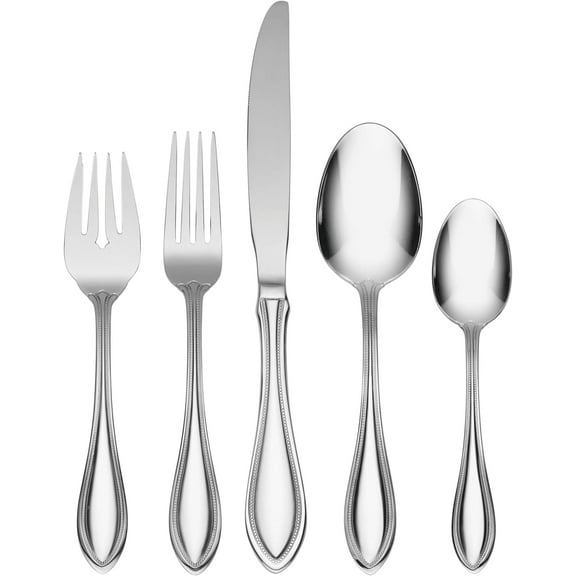 American Harmony Everyday Flatware Dinner Spoons, Set of 4