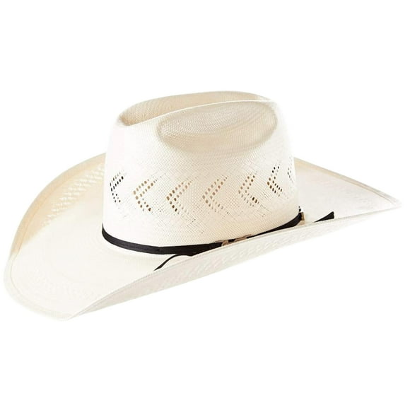 American Hat Company® Shantung Cowboy Straw Hat JC4210-BLK