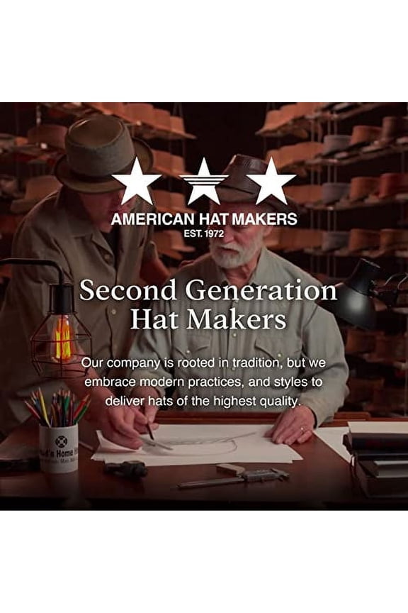 American Hat Makers Straw Hats for Men & Women Barcelona Fedora Hat