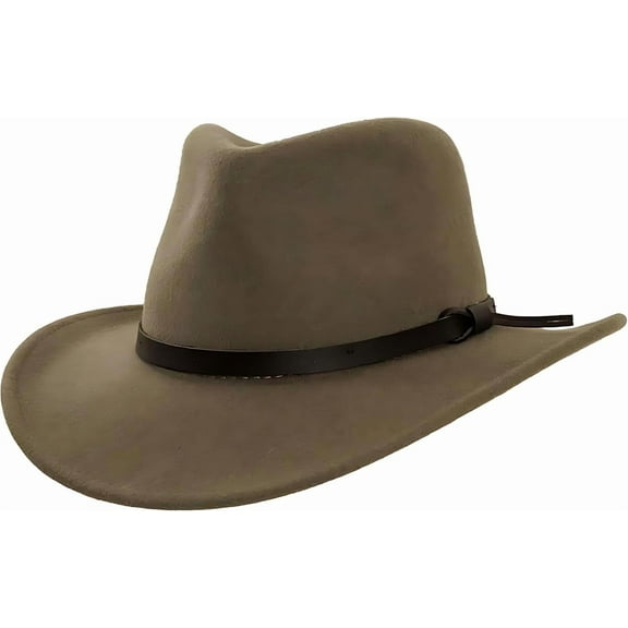 American Hat Makers Summer Fedora Hats for Women — Felt Outback Hats