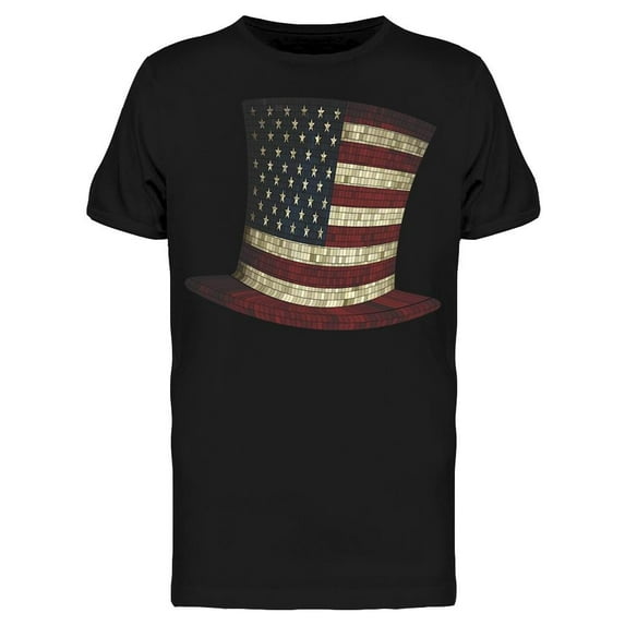 American Hat T-Shirt Men -Image by Shutterstock, Male Medium