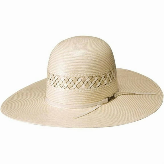 American Hats Mens American Hat Company  1011 4 1/2` Brim Open Crown Straw 67/8 Natural
