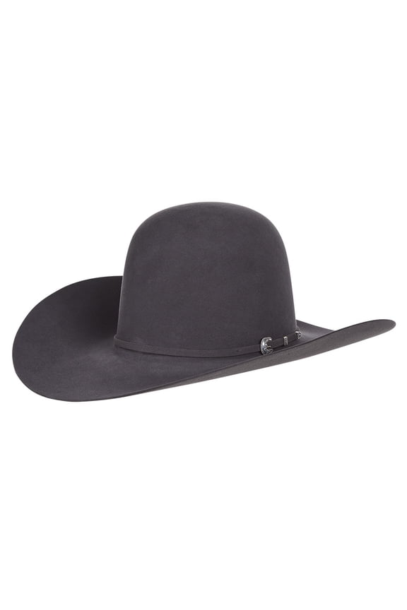 Mens American Hat Company 200X Self Band 4 1/4` Brim Open Felt 67/8 Steel
