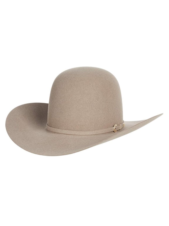 Mens American Hat Company 40X Self Band 4 1/4in Brim Open Felt 71/2 Natural